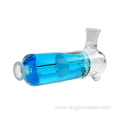 NEW DESIGN Glass Hand Pipe with Glycerin Coil Chamber CAN USE BOWL OR QUARTZ BANGER